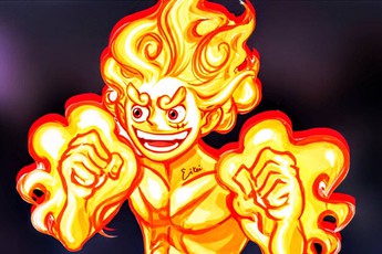 One Piece: Rò rỉ bản thảo bí mật của Oda, lộ diện "Dark Luffy" cực ngầu