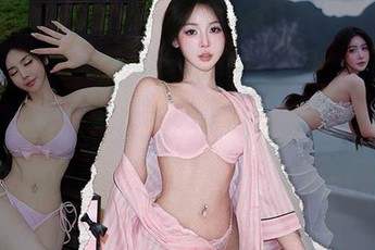 Vào “vibe” công chúa nữ tính, cô nàng vẫn khoe dáng “đồng hồ cát” cực chuẩn