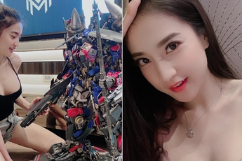 Gây sốt với bộ mô hình robot tiền tỷ, nữ streamer xinh đẹp khiến cộng đồng mạng trầm trồ vì độ "chịu chơi"