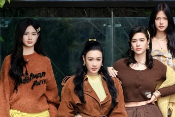 Mỹ nhân gốc Việt đẹp nhất châu Á khoe 3 con gái cực phẩm, “thắng đời 1000 - 0” là đây!