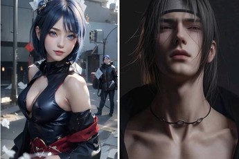 AI mang đến vẻ đẹp "ám ảnh" cho tổ chức tội phạm khét tiếng Naruto