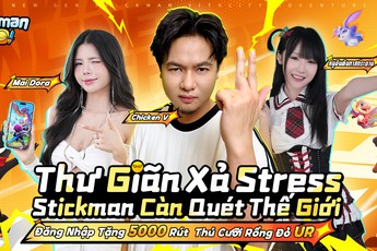 Game MMO treo máy “Stickman GO” chính thức ra mắt hôm nay – Nhận giftcode độc quyền từ các KOL hàng đầu!