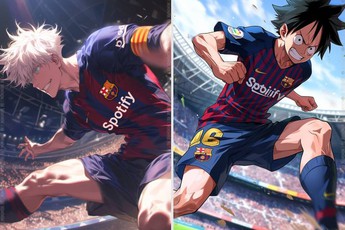 AI tái hiện Gojo, Luffy, Goku thành "quái vật" sân cỏ, ai sẽ là vua phá lưới?