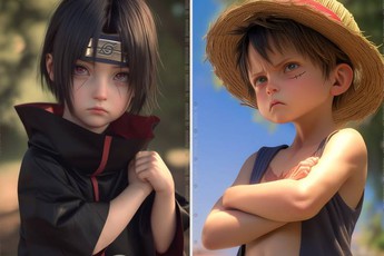 AI hô biến Luffy, Zoro, Gojo, Sukuna,... thành phiên bản nhí, ai nhìn cũng thấy cưng
