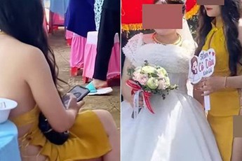 Diện đồ không phù hợp đi ăn cưới, cô gái khiến dân mạng ngán ngẩm