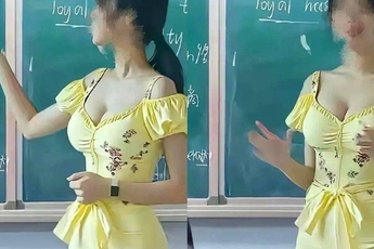 Cô giáo Tiếng Anh tại Trung Quốc diện trang phục không phù hợp: CĐM xôn xao bàn tán, phụ huynh phản ứng dữ dội