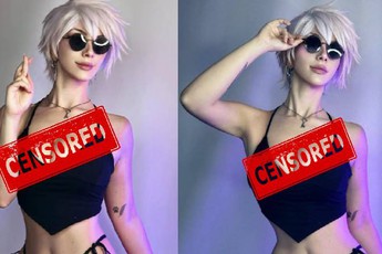 Cosplay Gojo Satoru phiên bản "nữ hóa" đầy nóng bỏng khiến fan Jujutsu Kaisen nghẹt thở