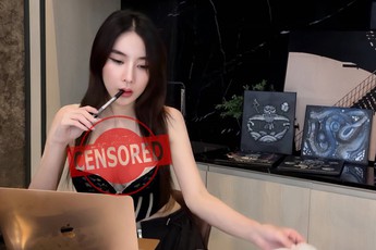 Vóc dáng như siêu mẫu của nữ họa sĩ Thái Lan, hóa ra "người đẹp như tranh" là có thật