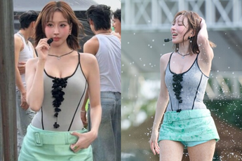 Nhan sắc gái xinh không cần "thiếu vải" vẫn thiêu đốt mọi ánh nhìn với mốt đi biển kín đáo đầy quyến rũ
