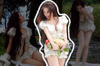 Khoe ảnh đi picnic, hot girl khiến fan ráo riết “xin info”