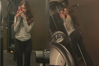 "Búp bê sống" Jang Won Young tung ảnh phòng gym gây bão MXH