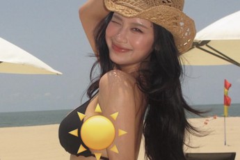 Lấy lại vóc dáng thần tốc, Hàn Hằng khoe đường cong bén ngót như chưa từng sinh nở!