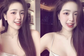 Ngẫu nhiên chụp màn hình từ clip, hot girl vẫn "nét căng", xinh đẹp chuẩn "cực phẩm" nhan sắc