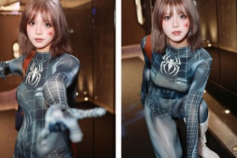 Cosplay "Nhện Đen" quá gợi cảm, nàng hot girl bỗng nổi như cồn, CĐM vội truy tìm danh tính và cái kết