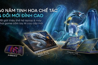 COMPUTEX 2026: MSI tiên phong với siêu phẩm Titan 18 HX và máy chơi game Claw 8 EX