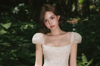 Hóa công chúa lạc trong rừng, nàng hot girl "đốn tim" CĐM với bộ ảnh mới
