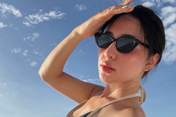 "Trốn" tập gym, hot girl ra biển đón hè, khiến người xem mê mẩn trước vóc dáng quyến rũ