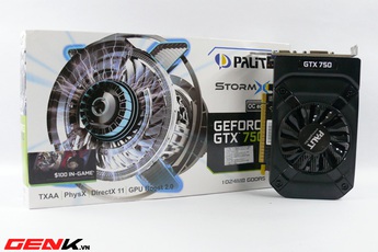 Đánh giá chi tiết card đồ họa Palit GTX 750 StormX