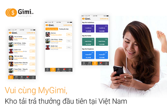 MyGimi - Ứng dụng trả thưởng đầu tiên trên di động