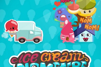 Ice Cream Nomsters - Game giải đố dễ chơi cho ngày cuối tuần