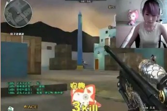 Xem nữ game thủ xinh đẹp trổ tài bắn súng ngắm cực đỉnh