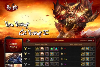 Bá Đồ khởi tranh mùa giải Vạn Vương Chi Vương đầu tiên