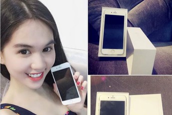 Ngọc Trinh bất ngờ tặng 10 iPhone 6 cho game thủ