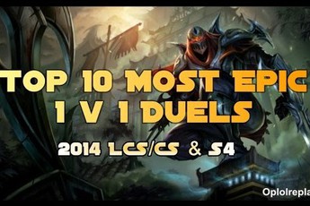 Liên Minh Huyền Thoại: Tuyển tập những pha 1vs1 cực hack não