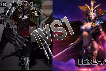 Liên Minh Huyền Thoại: Zed vs Leblanc quay còn hơn chong chóng