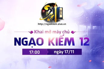 Ngạo Kiếm Kỳ Thư tặng điểm VIP - xây mộng Bá Vương cùng game thủ