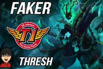Liên Minh Huyền Thoại: Khi Faker thể hiện tài năng hỗ trợ với Thresh