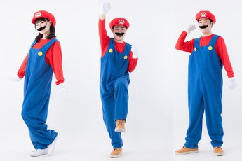 Chiêm ngưỡng bộ đồ cosplay Mario cực dễ thương