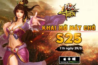 Phá Thiên ra mắt máy chủ mới, phát tặng Giftcode