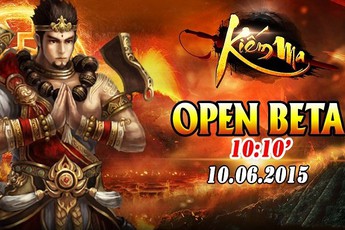 Kiếm Ma sẽ chính thức Open Beta vào ngày 10/06, phát tặng Giftcode