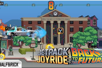 Jetpack Joyride ra mắt phiên bản mới phong cách Back to the Future