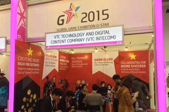 Ngắm gian hàng các công ty game Việt tại G-star 2015