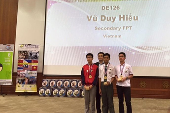 Học sinh Việt đoạt giải nhất cuộc thi lập trình game tại Malaysia