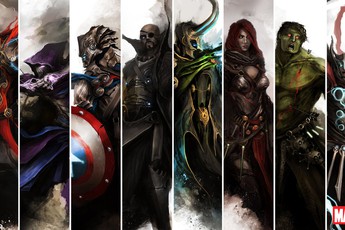Choáng ngợp với concept Avengers phong cách trung cổ