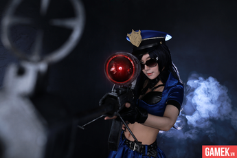 Cosplay Caitlyn sĩ quan cực nuột trong Liên Minh Huyền Thoại