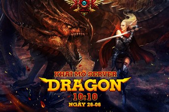 Thần Ma KOK mở sever mới Dragon, tặng 100 Giftcode cực giá trị