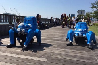 Xuất hiện bộ cosplay anime Ghost In The Shell cực "dị"