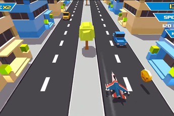 Blocky Racer - Thử lái taxi, làm chủ tốc độ trong thành phố