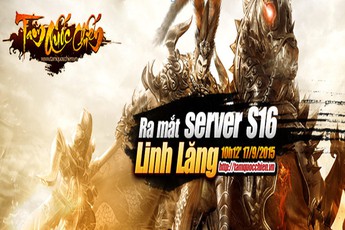 Tam Quốc Chiến Mobile tặng 500 Giftcode nhân dịp ra mắt sever S16