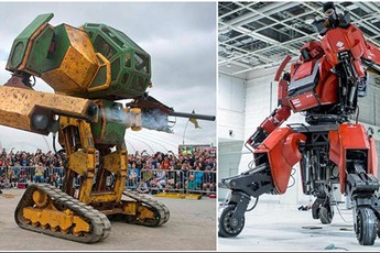 Robot khổng lồ Mỹ thách Robot Nhật đấu tay đôi