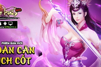 Mừng phiên bản mới, Ngạo Kiếm Mobile tặng Gift Code trị giá 500.000 VND