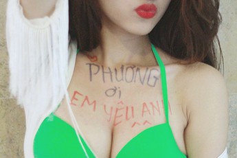 Bỏng mắt với màn viết thông điệp của nữ game thủ Việt