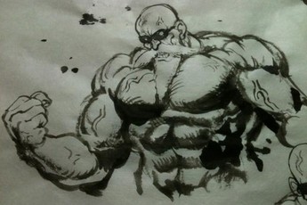 Cùng xem tác giả One-Punch Man trổ tài với bút lông