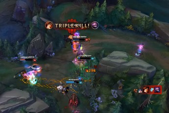 Liên Minh Huyền Thoại: Doublelift bắn quá kinh khủng với Miss Fortune