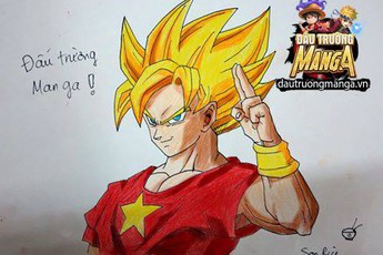 Luffy, Naruto, Songoku dưới nét vẽ “độc nhất vô nhị” của giới trẻ Việt