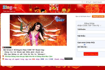 Lập website giả mạo, lừa đảo người chơi game